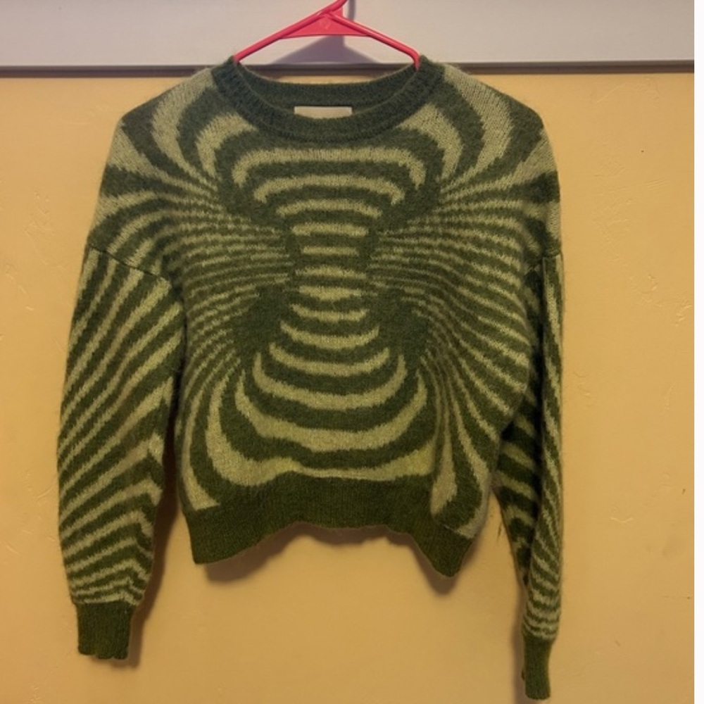Paloma Wool Matrix Green Mohair Sweater